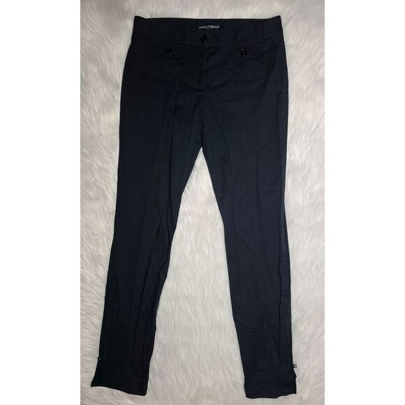 Dolce & Gabbana|Black Ankle Zipper Pants, 40 - Picture 1 of 7